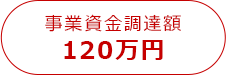 資金調達額120万